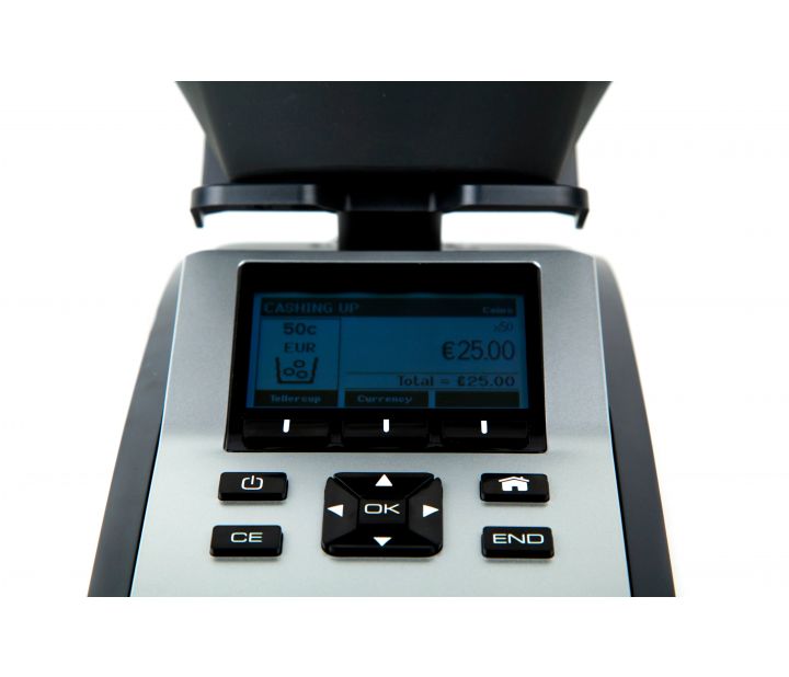 Tellermate Tix-1000 Note and Coin Weigher Screen Tellermate Tix-1000 Note and Coin Weigher Screen