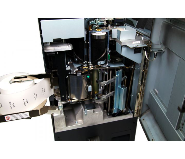 Laurel LAC-17 New Coin Wrapping Machine Front Internal Laurel LAC-17 New Coin Wrapping Machine Front Internal